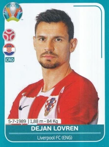 CRO12 DEJAN LOVREN # CROATIA HRVATSKA STICKER PANINI UEFA EURO 2020 - Picture 1 of 2
