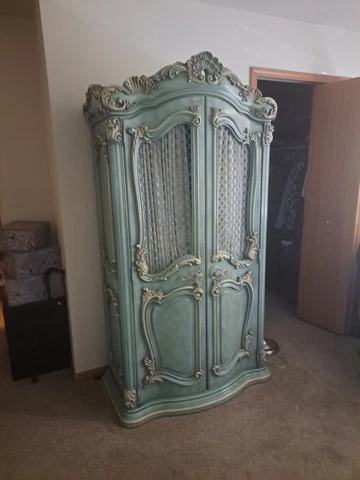 Antique French Provincial Wardrobe Cover