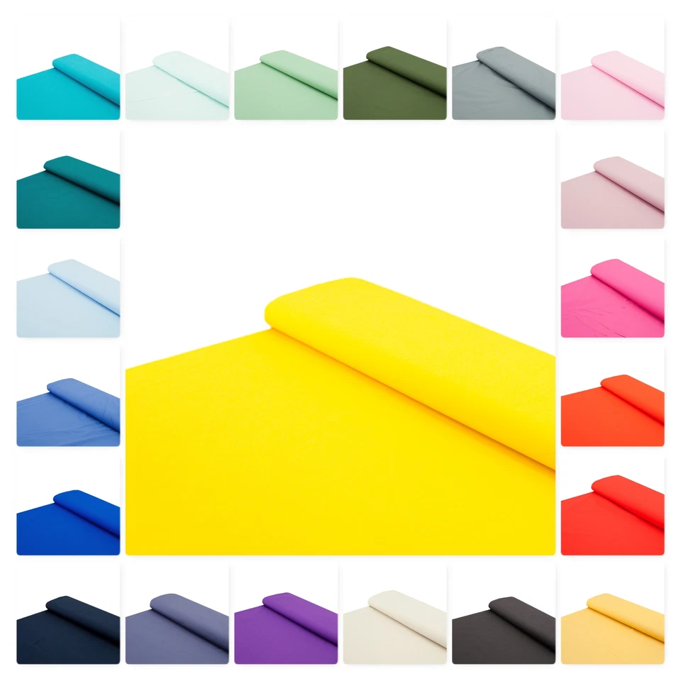 Baumwoll Stoff 100% Baumwolle uni schwarz creme lila - Meterware ab 25 x 150 cm - Bild 1 von 1