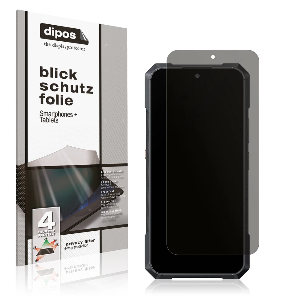 Protector de Pantalla para Cubot KingKong X Pro Filtro de Privacidad Protección 4 Vías dipos Foto 1 de 4