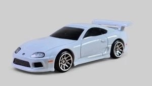 1994 TOYOTA SUPRA Diorama Collectible DieCast Model Car 1:64 White LOOSE - Picture 1 of 8