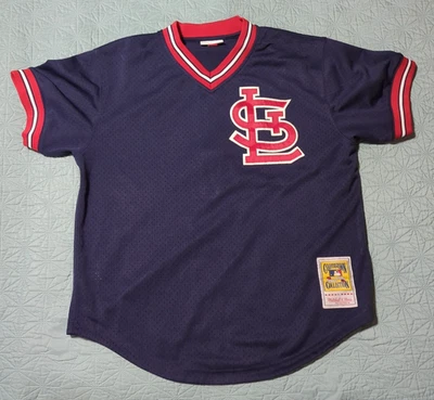 Mitchell & Ness Ozzie Smith Cardenales de San Luis MLB Colección Cooperstown GRANDE Foto 1 de 4