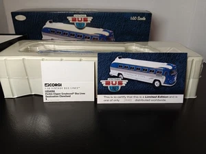 CORGI US54207 ESCALA 1/50 DIECAST FLXIBLE CORTADORA GREYHOUND BUS LÍNEAS UNION - Imagen 1 de 5