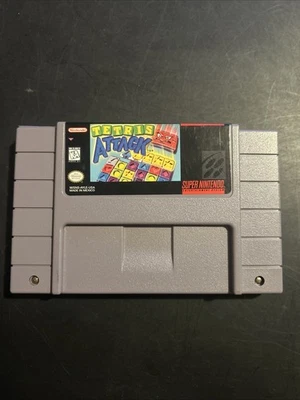 Tetris Attack - Super Nintendo Entertainment System  (SNES) Cleaned Tested - Image 1 of 3