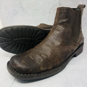 Born Men’s Hemlock Brown Grand Canyon Chelsea Boots Pull On Sz 12 M - Picture 1 of 11