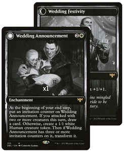 MTG Innistrad: Double Feature DBL Wedding Announcement MINT - Picture 1 of 1