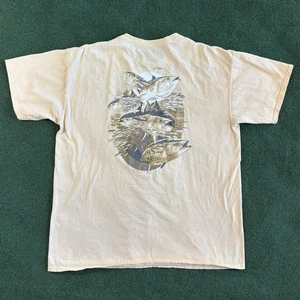 Guy Harvey T-Shirt Gelb XL Marine Life Design Angeln Outdoor Vintage - Bild 1 von 8