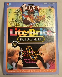 De colección Disney Talespin Lite Brite 12 Hojas de Recarga Sin Abrir NUEVO SELLADO - Imagen 1 de 2