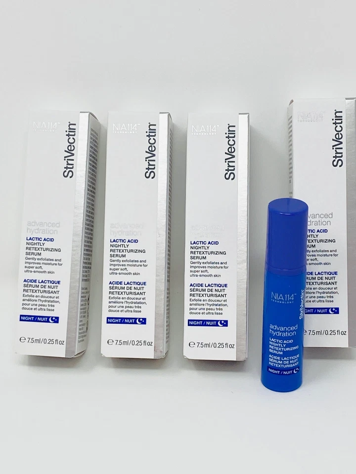 8pac -StriVectin Advanced Hydration LACTIC ACID Retexturizing Serum .25oz New - Image 1 of 1