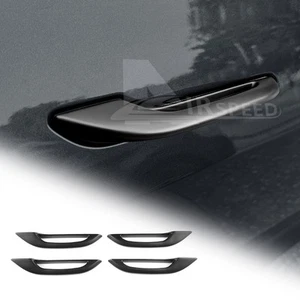 Tira de moldura de manija de puerta exterior de coche para Tesla modelo 3 Y 2017-2025 negro mate - Imagen 1 de 9