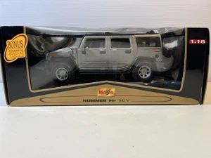 Hummer H2 SUV Diecast Model Car: 1/18 Scale By Maisto - Picture 1 of 7