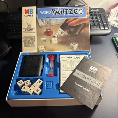Vintage Word Yahtzee Dice Word-Game from MB Games 1979 Retro Complete - Image 1 of 3