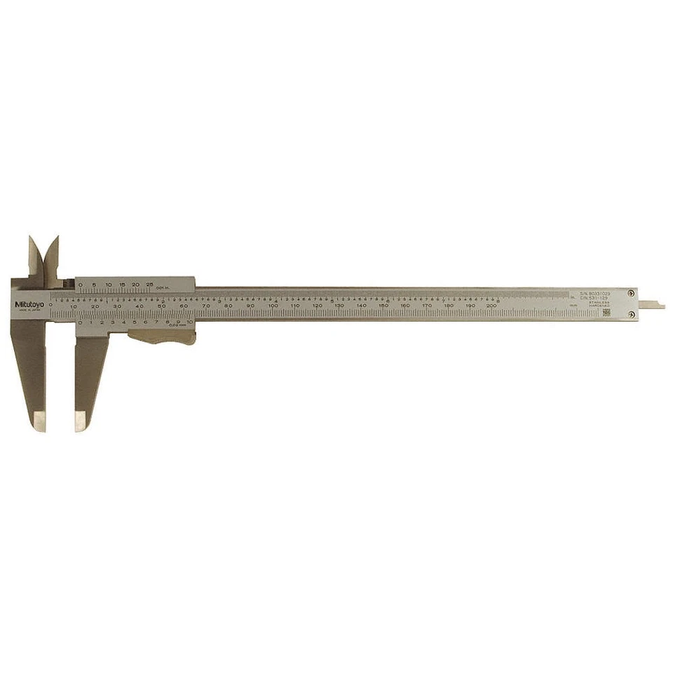 MITUTOYO 531-129 Vernier Caliper,0-8 In,0.001 In Grad 4CGN9 - Image 1 of 1