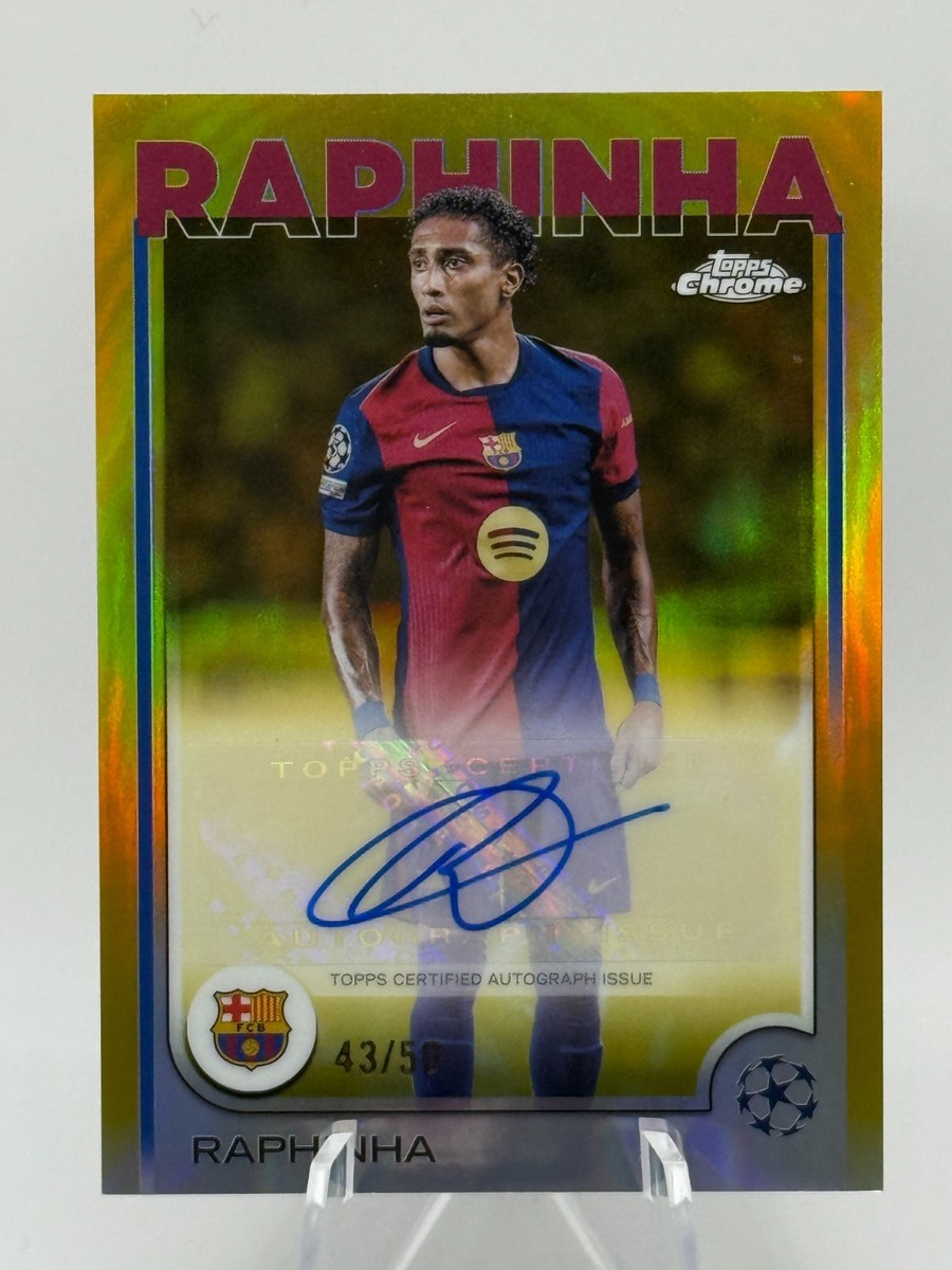 Topps Soccer FC Barcelona Autographed Sports Trading Cards