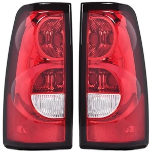 Fanale posteriore lente rossa 2025 per pickup Chevy Silverado 2003 2006 con lampadine - Foto 1 di 6