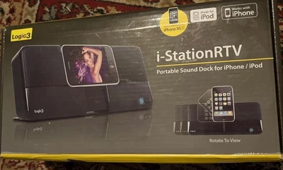 LOGIC 3 i-Station Speaker 30 Pin iPod Dock WIP015 no plug - Image 1 of 4