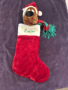 Vintage Scooby Doo Warner Bros Hanging Christmas Stocking 1999 Hanna Barbera - Picture 1 of 7