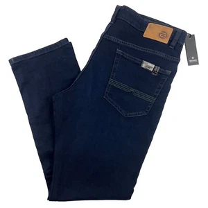 Buffalo David Bitton Men's ASH-X Slim Stretch Jeans Pants Dark Blue Sz W38 x L32 - Picture 1 of 9