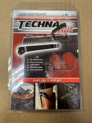 Techna Clip Concealable Gun Clip Smith & Wesson Bodyguard RH - Image 1 of 2