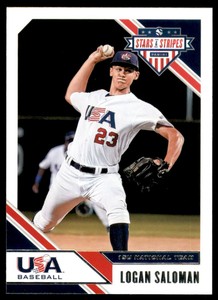 2020 USA Baseball Stars and Stripes #67 Logan Saloman