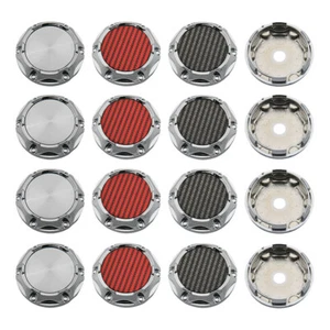 62mm Wheel Center Cap Silver Blank Wheel Cover Hubcaps For Rims Parts - 4 Pieces - Picture 1 of 16