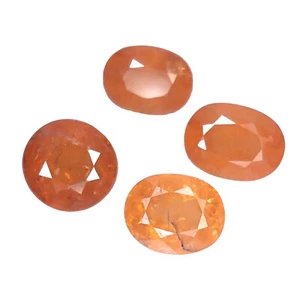 6.24CTS FANTA ORANGE NATURAL SPESSARTITE GARNET OVAL CUT ,SEE VIDEO - Picture 1 of 2