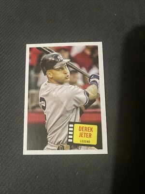 2023 Topps Archives Derek Jeter 1957 Topps Hit Stars Insert Card #57HS-7 - Image 1 of 2