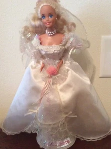 1995 Era Wedding Barbie Special Edition Barbie Doll w/ Stand - Picture 1 of 11