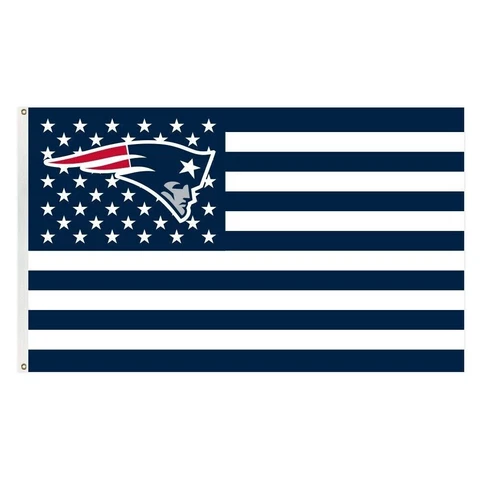England Patriots American FLAG 3X5 Banner American Football NFL for Outdoor NEW Cover