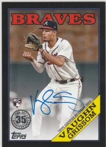 Vaughn Grissom 2023 Topps Update AUTO BLACK 010/199 ROOKIE BRAVES 1988 #88BA-VG - Picture 1 of 1