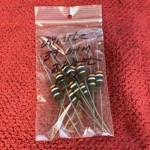 OHMITE 39 OHM 2 WATT 10% 10 PCS NOS - Picture 1 of 1