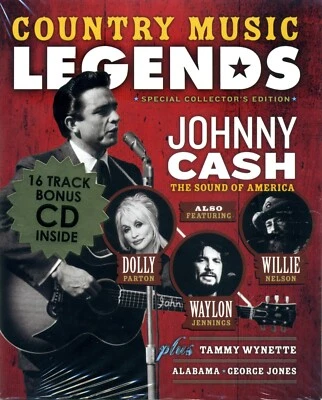 Country Music Legends Zinepak with 16-Track CD Nelson, Parton, Jennings, Cash - Image 1 of 2