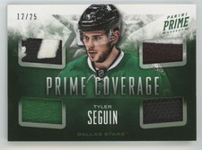 2013-14 Panini Prime Coverage Patch Tyler Seguin /25 #CV-TS