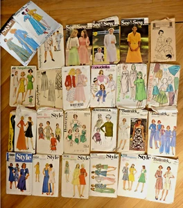 25 Sewing Patterns Vintage Womens Style McCalls Simplicity & more Job Lot Bundle - Picture 1 of 21