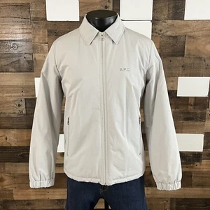 A.P.C. Lefty Zip Jacket Bomber Chantilly Lace Double Lining Men’s Sz Medium - Picture 1 of 11