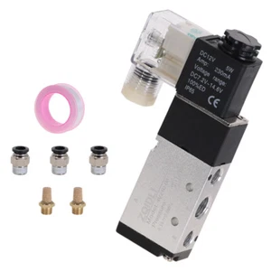 4V210-08 Pneumatic Solenoid Valve 5 Way 2 Position Control Air Gas Magnetic - Picture 1 of 6