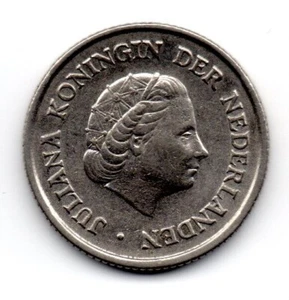 PIECE PAYS BAS / NEDERLANDEN 25 CENT JULIANA 1950 - Afbeelding 1 van 2