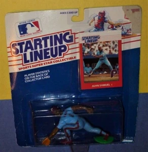 1988 JUAN SAMUEL Philadelphia Phillies #8 Rookie Starting Lineup - Picture 1 of 3