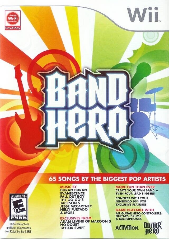 Band Hero - Nintendo  Wii Game Only