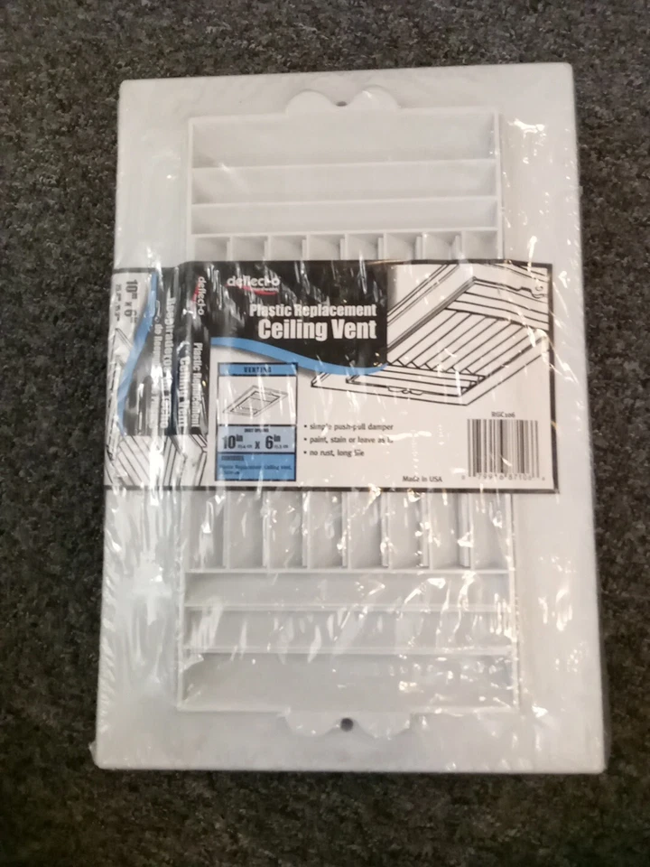 Deflecto Ceiling Register 10" X 6" RGC106