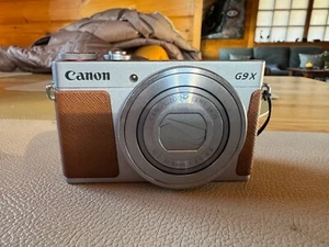 Canon PowerShot G9X - kompakte DigitalKamera | Silber Braun - Bild 1 von 5