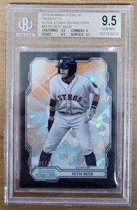 Seth Beer 2019 Bowman Sterling BGS 9,5 EDELSTEIN NEUWERTIG schwarz Atomrefraktor #8/10 - Bild 1 von 3