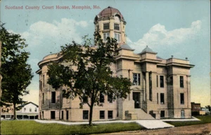 Memphis,MO Scotland County Court House Scotland County Missouri Postcard - Picture 1 of 2