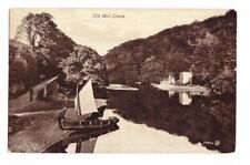Antique Postcard Old Mill Creek Dartmouth Devon England 