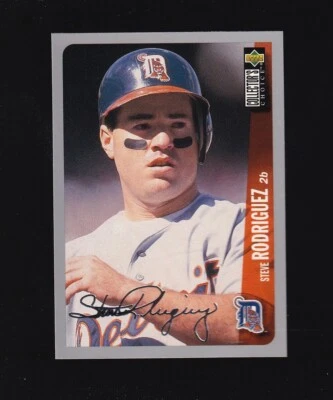 1996 Collectors Choice Silver Signature Steve Rodriguez #544 Detroit Tigers - Image 1 of 2