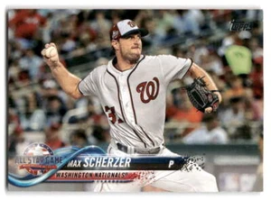 Max Scherzer 2018 Topps Update Baseball #US214 Washington Nationals - Picture 1 of 2
