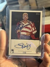 STING AEW WWE 2015 TOPPS WALMART EXCLUSIVE AUTOGRAPH # 22/100 RARE