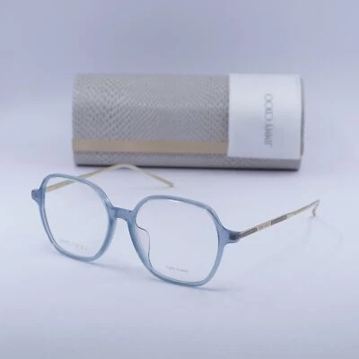 Anteojos JIMMY CHOO JC367/F 0MVU 00 Azure 52 mm nuevos auténticos Foto 1 de 4