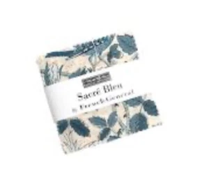MODA BRAND NEW RANGE Sacre Bleu Mini Charm Pack 42 x 2.5 inch Squares - Picture 1 of 5