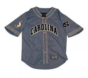 Vintage Colosseum North Carolina Teer Heels Knopfleiste Jersey genäht Herren Large Y2K - Bild 1 von 3